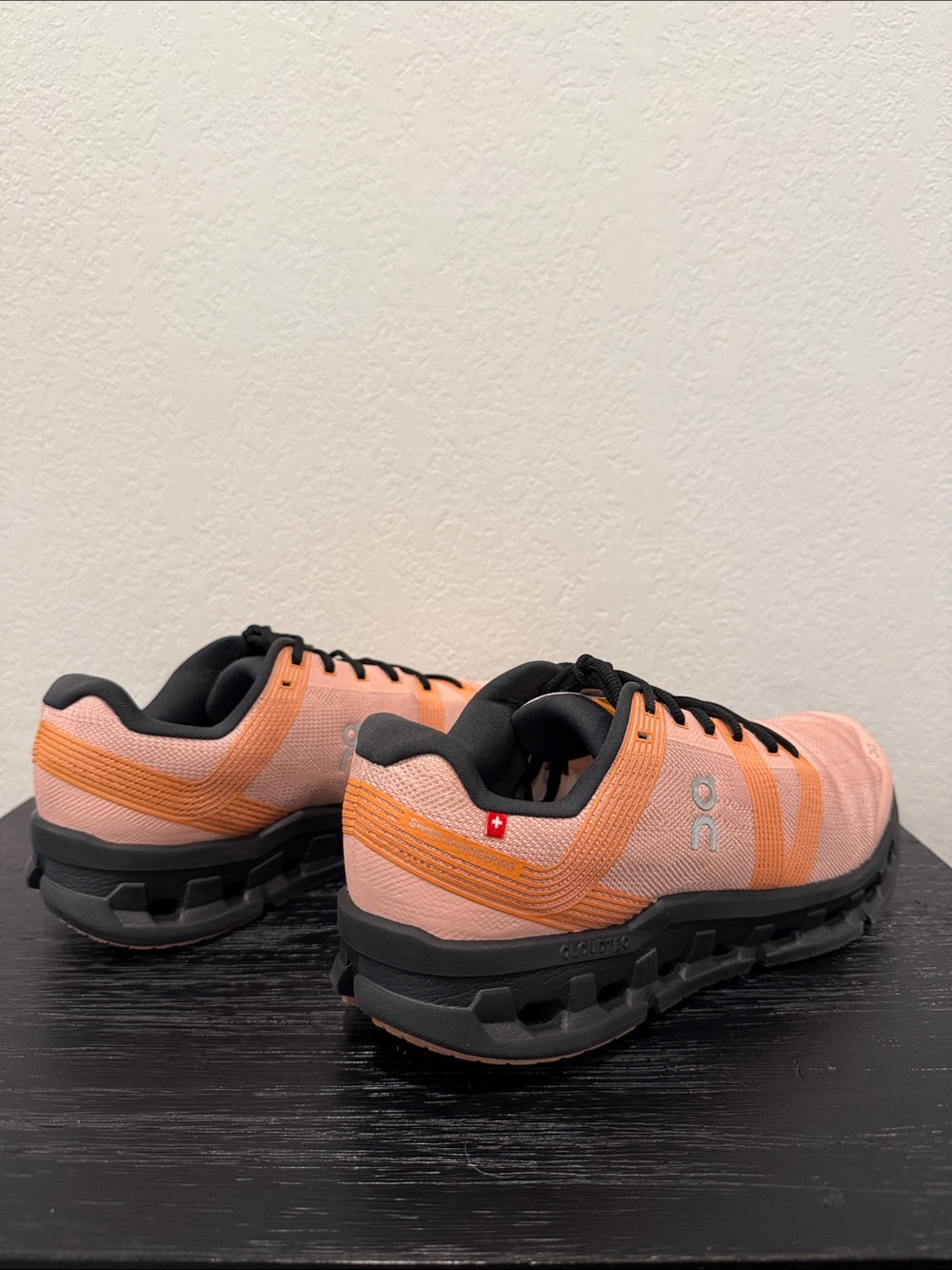 On Cloud Running Women's Size 11 Peach Orange Cloudtec Trainer W11 Workout Shoes - Picture 8 of 11